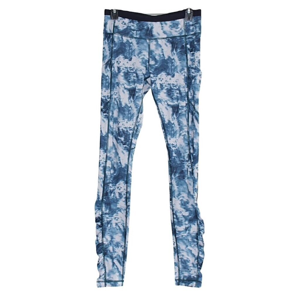 Lululemon Speed Tight III - Tie Dye Pattern - Sea Side Alberta Lake, sz 6